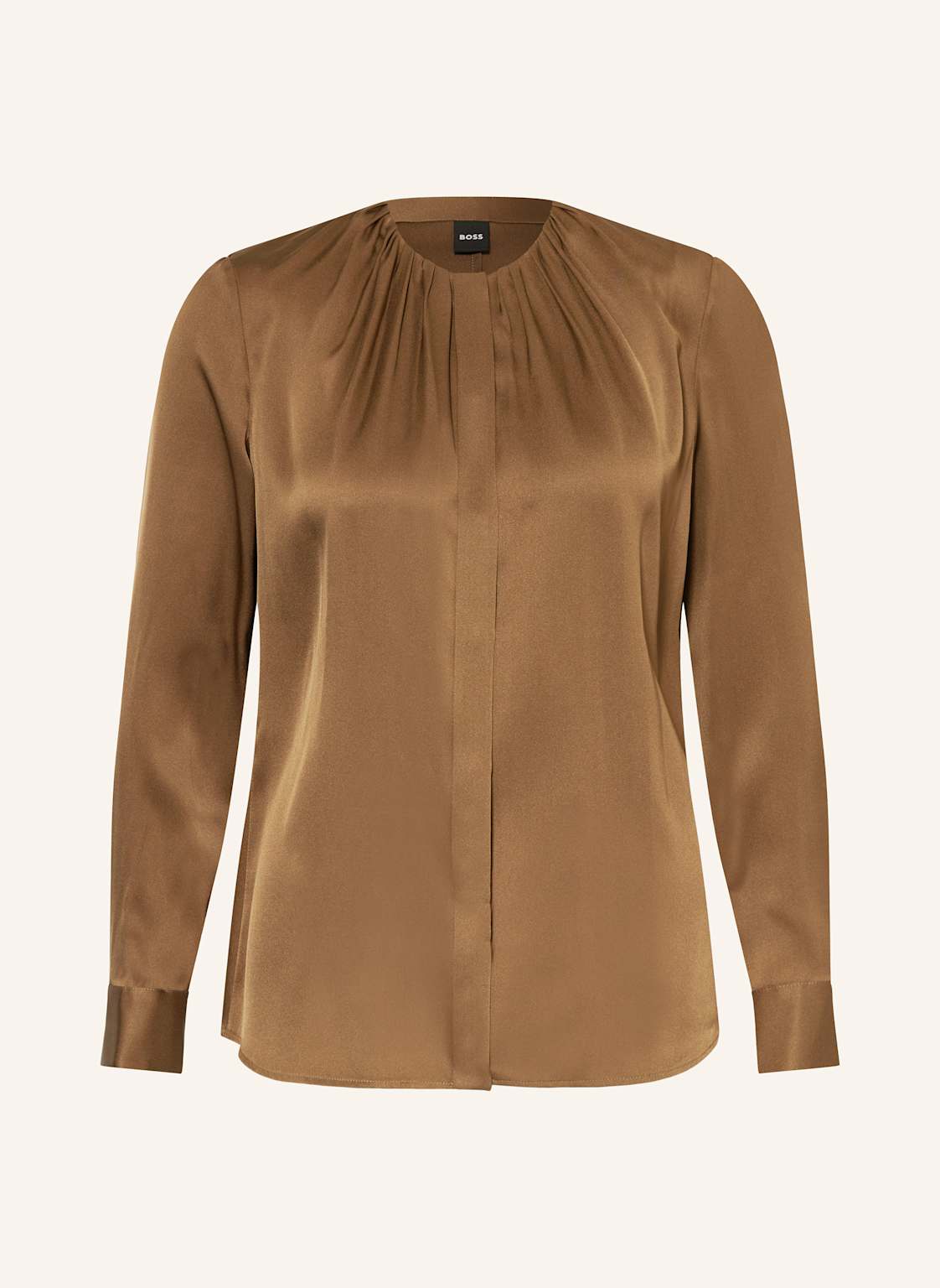 Boss Seidenbluse Banorah beige von Boss