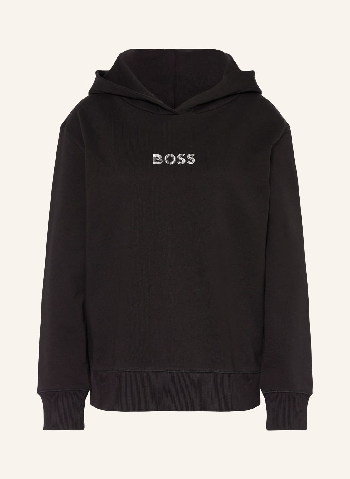 Boss Hoodie Edelight Mit Schmucksteinen schwarz von Boss