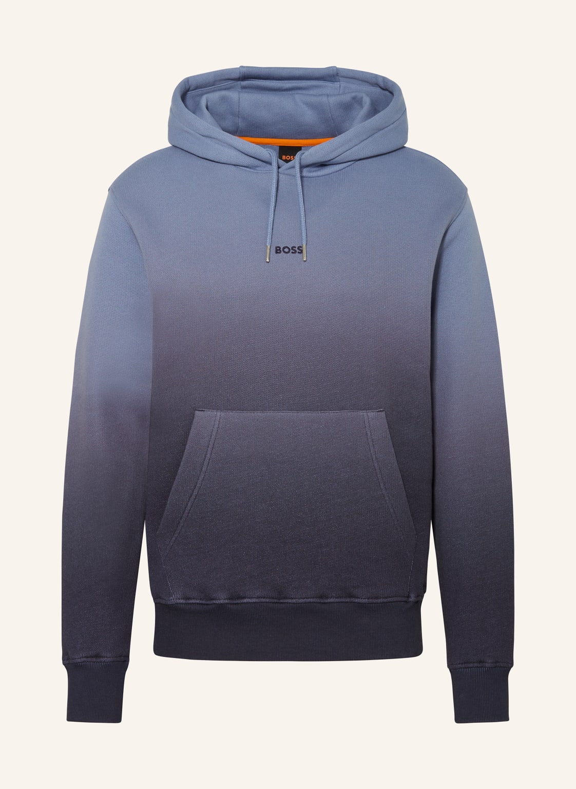 Boss Hoodie Gradienthoodie blau von Boss