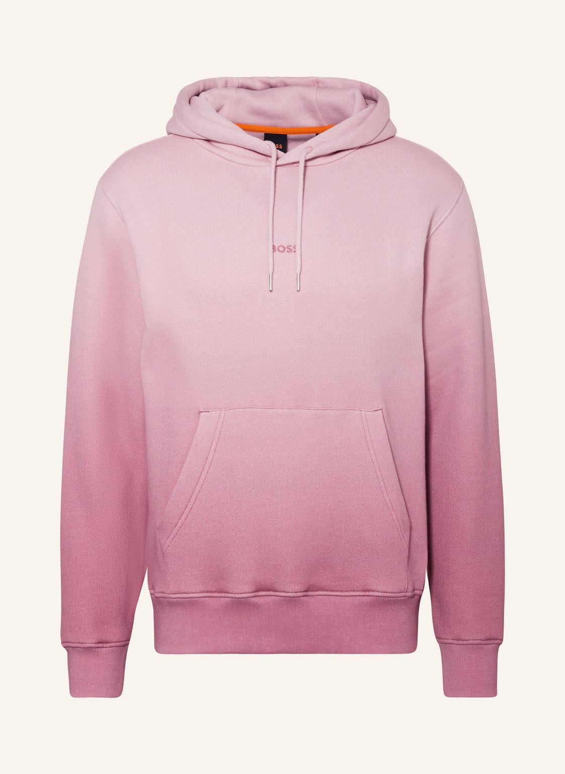 Boss Hoodie Gradienthoodie rosa von Boss