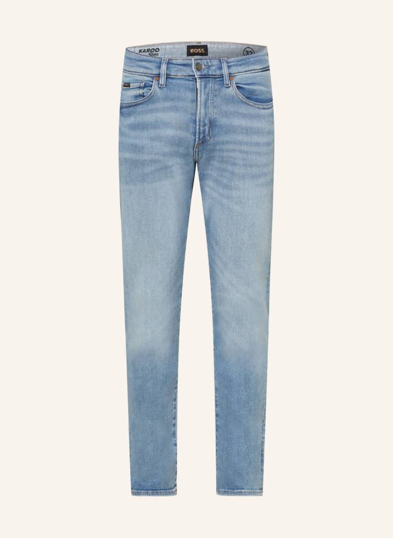 Boss Jeans Karoo Slim Fit blau von Boss