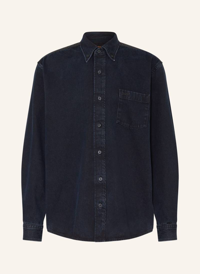 Boss Jeans-Overshirt Lambey blau von Boss