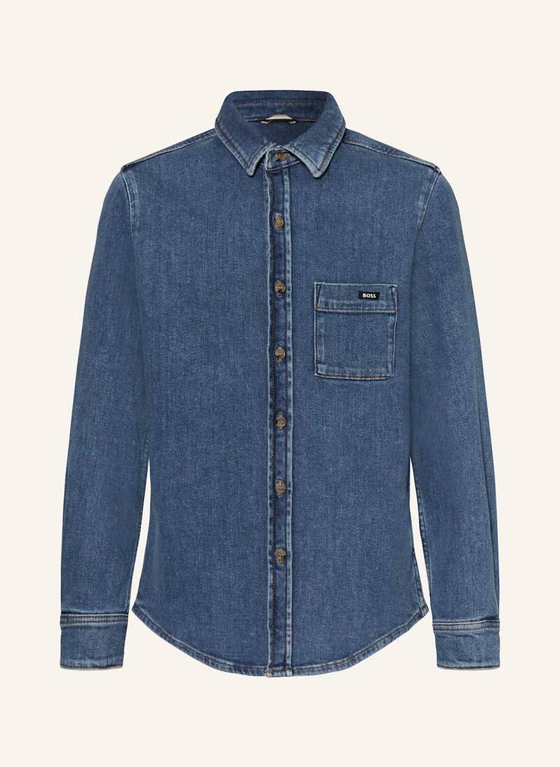 Boss Jeans-Overshirt blau von Boss