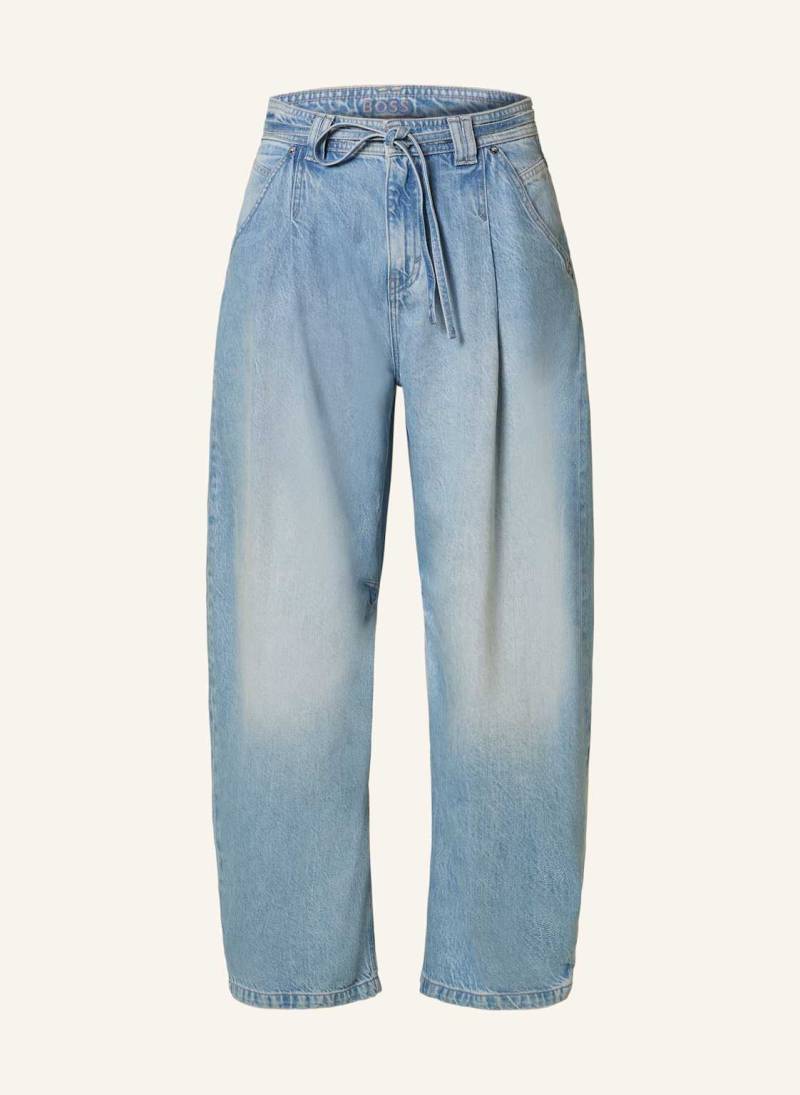 Boss Jeans Pleated Barrel blau von Boss