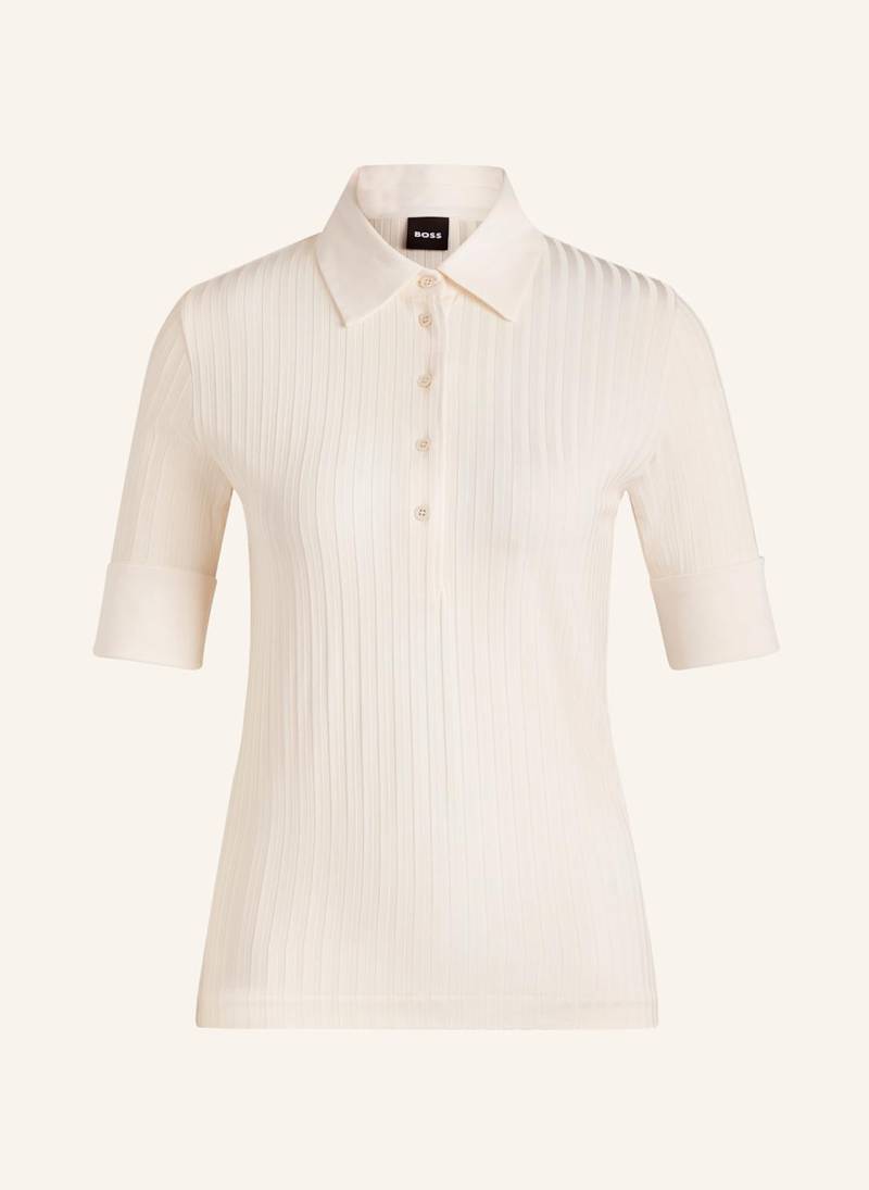 Boss Jersey-Poloshirt Ellera weiss von Boss