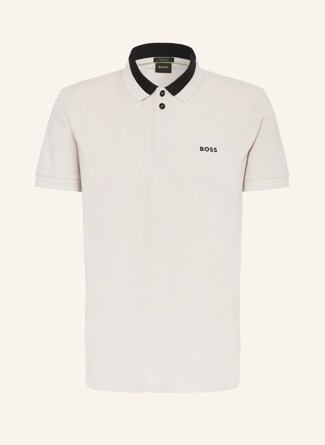 Boss Jersey-Poloshirt Paddy Regular Fit beige von Boss