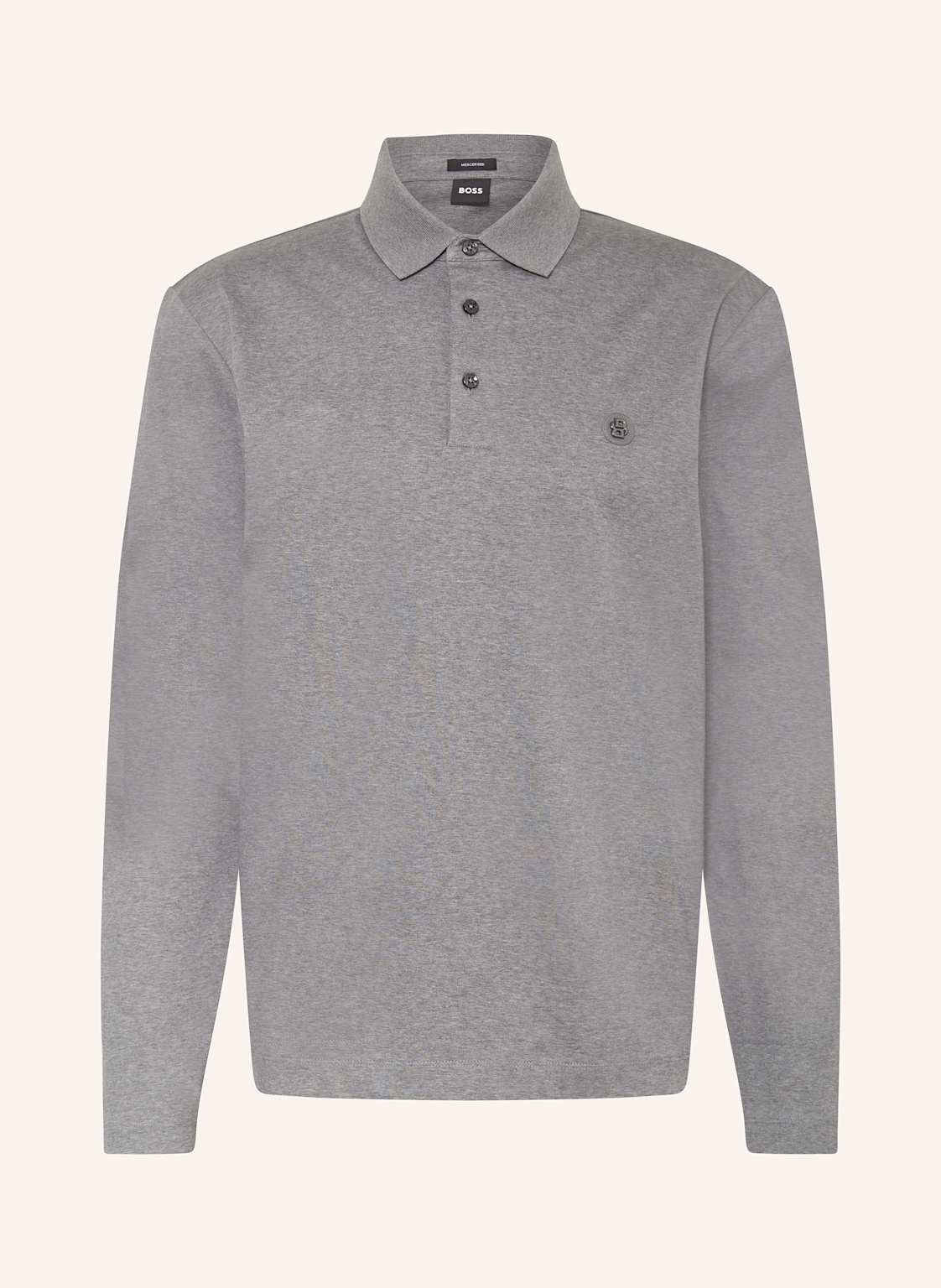 Boss Jersey-Poloshirt Paley grau von Boss