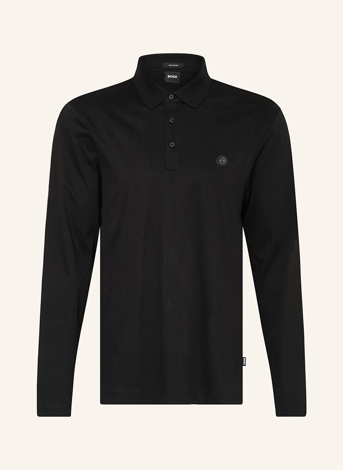 Boss Jersey-Poloshirt Paley schwarz von Boss