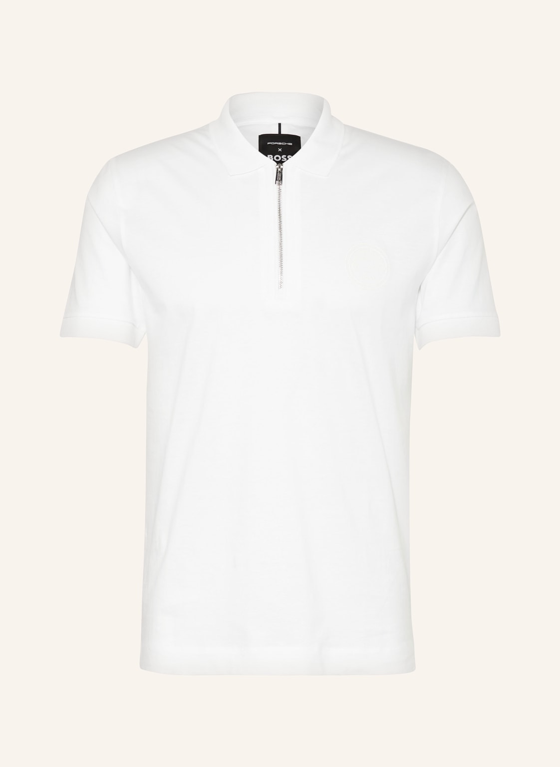 Boss Jersey-Poloshirt Paras weiss von Boss