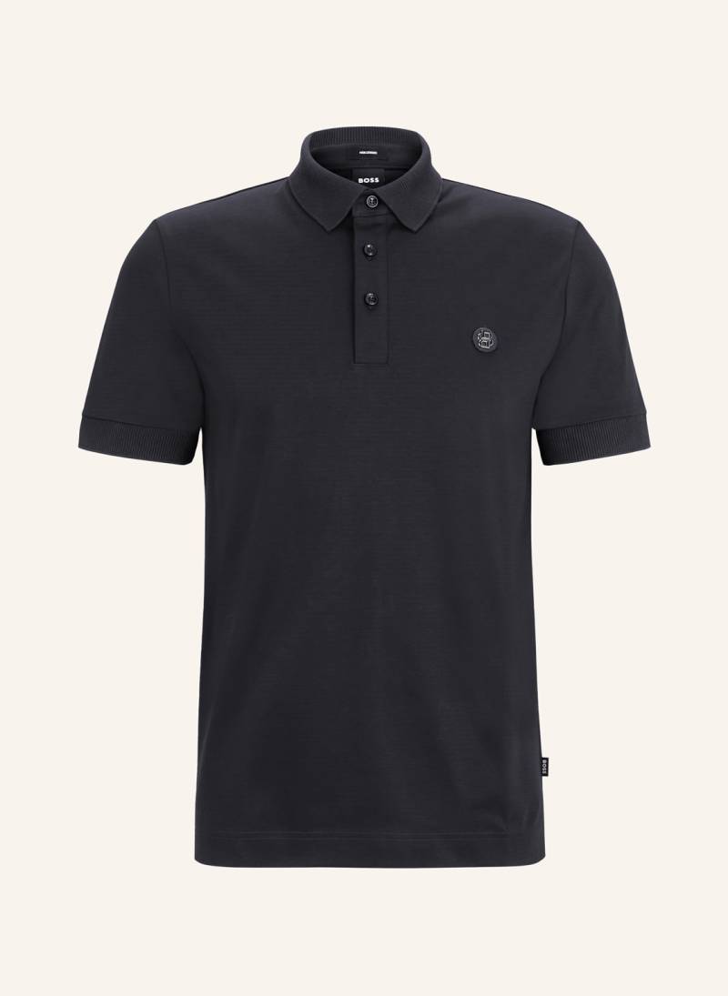 Boss Jersey-Poloshirt Parris blau von Boss