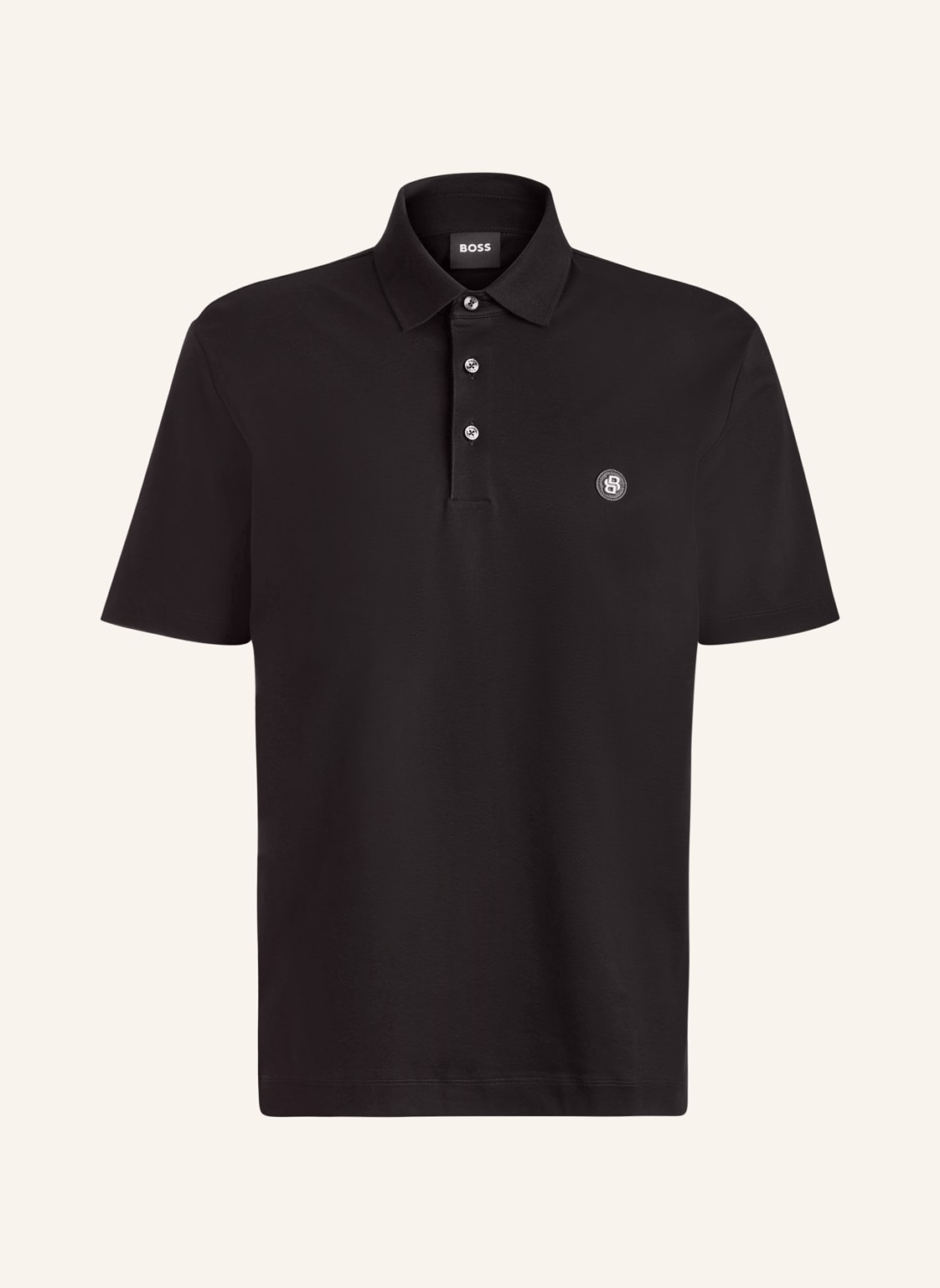 Boss Jersey-Poloshirt Parris schwarz von Boss