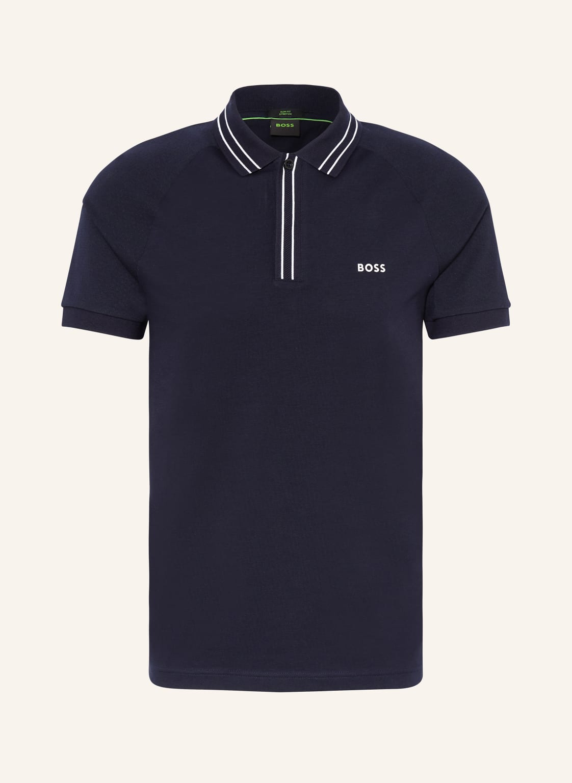 Boss Jersey-Poloshirt Paule Slim Fit blau von Boss