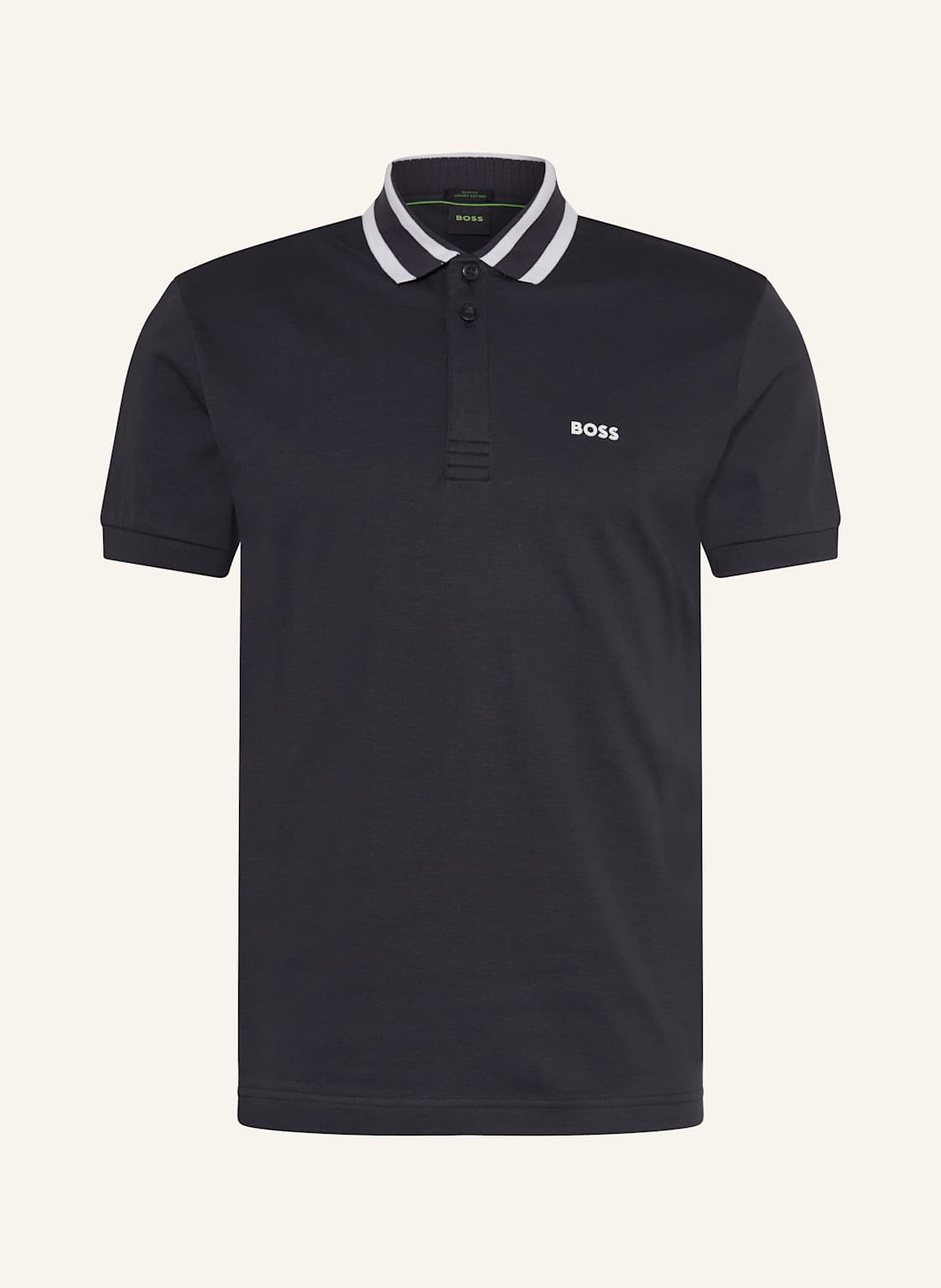 Boss Jersey-Poloshirt Paule Slim Fit blau von Boss