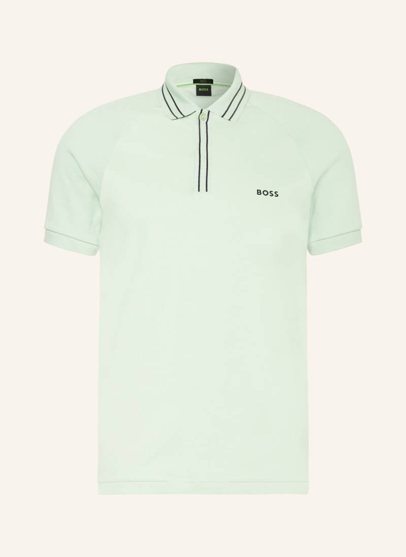 Boss Jersey-Poloshirt Paule Slim Fit gruen von Boss