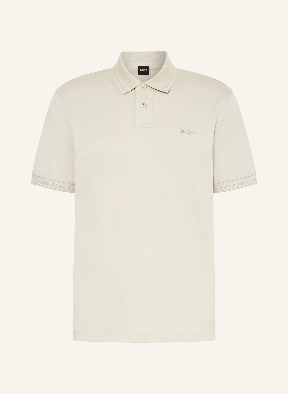 Boss Jersey-Poloshirt Pe beige Boss Jersey-Poloshirt Pe beige von Boss