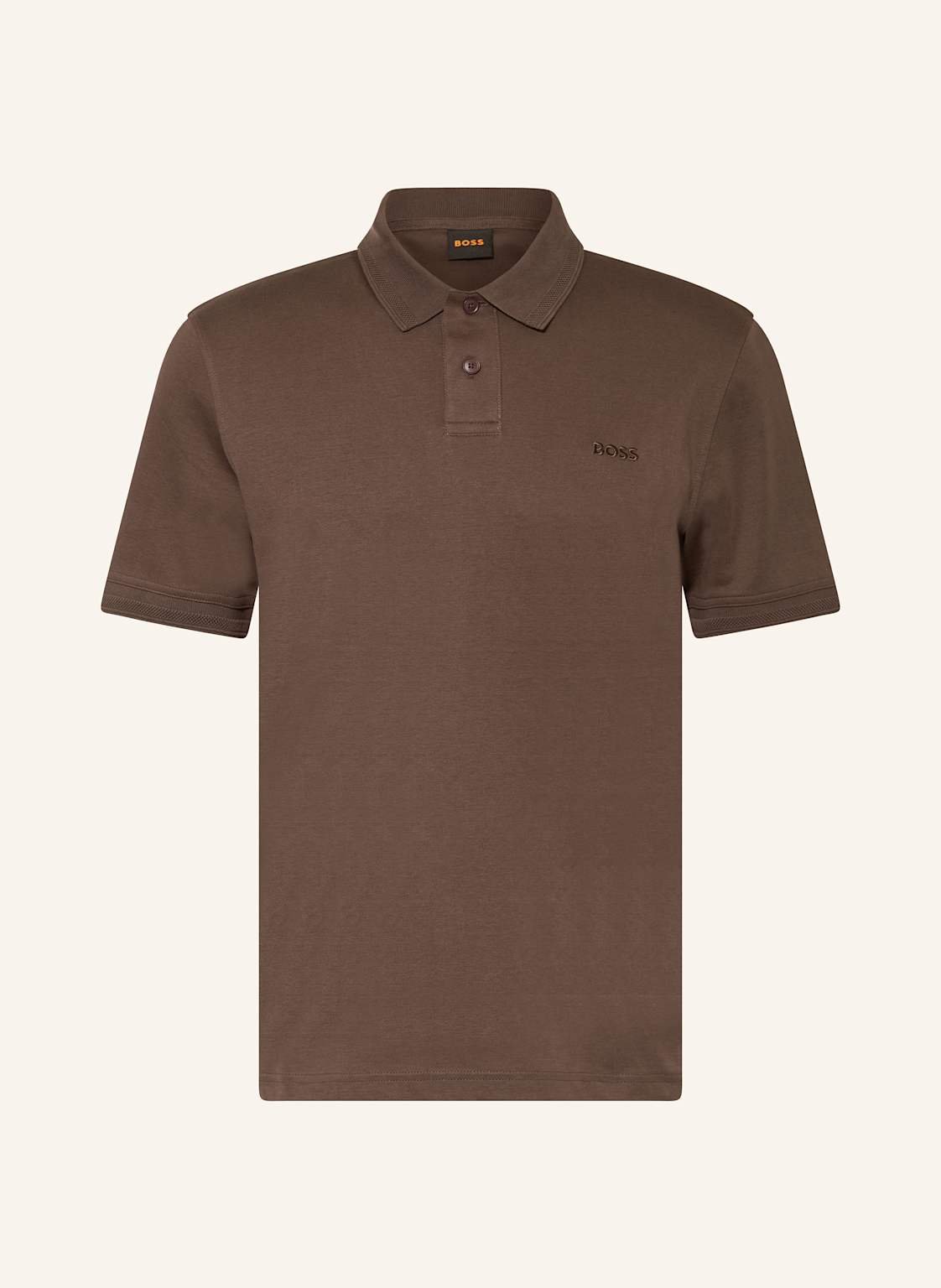 Boss Jersey-Poloshirt Pe braun von Boss