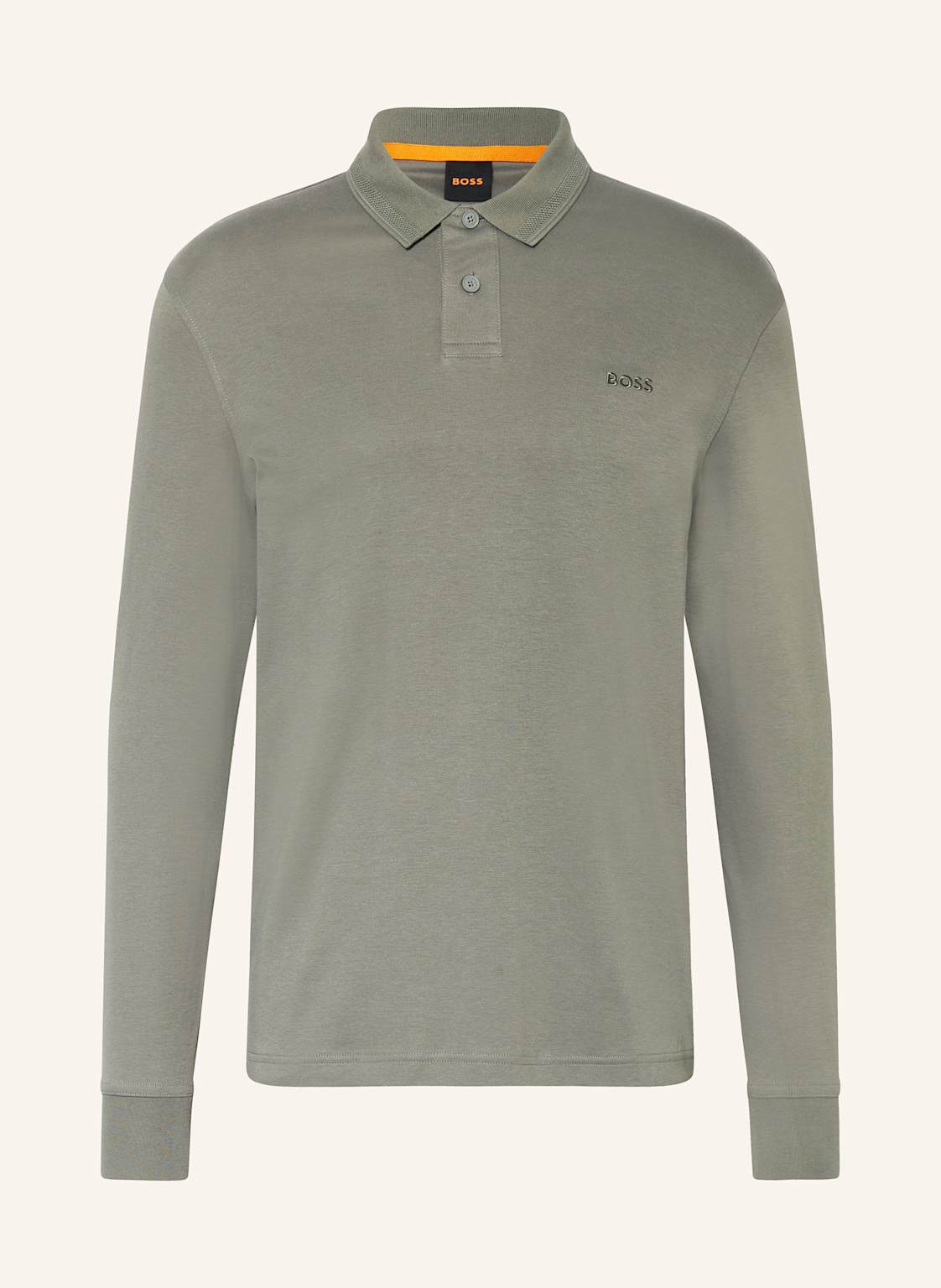 Boss Jersey-Poloshirt Pe grau von Boss