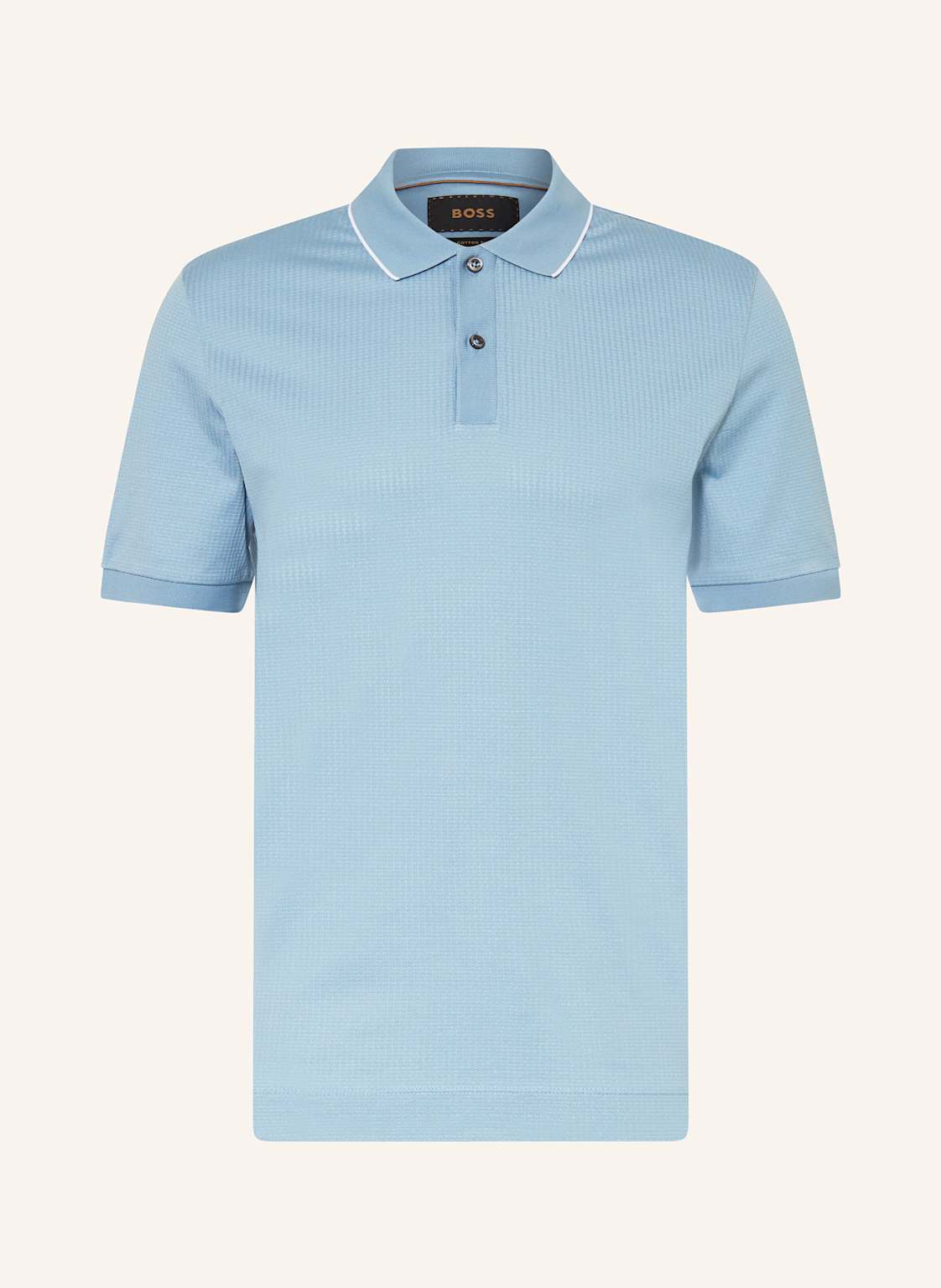 Boss Jersey-Poloshirt Perry Regular Fit blau von Boss