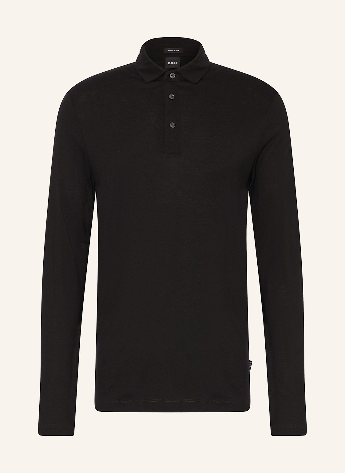 Boss Jersey-Poloshirt Person Slim Fit schwarz von Boss