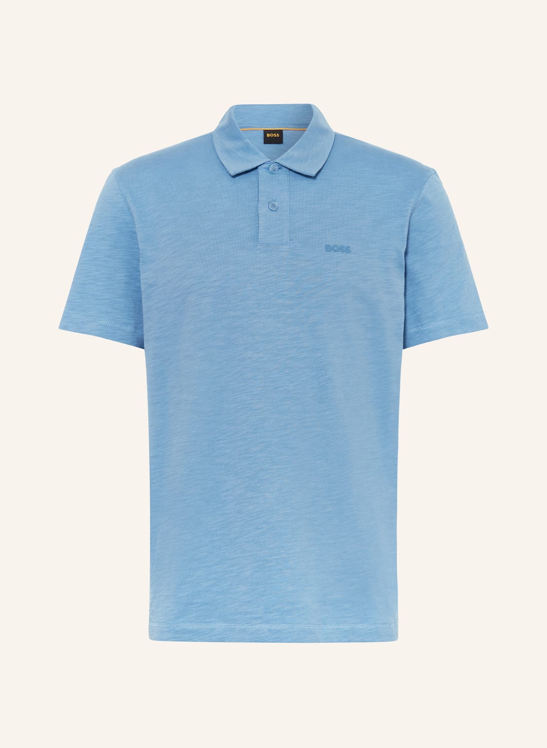 Boss Jersey-Poloshirt Slub blau von Boss