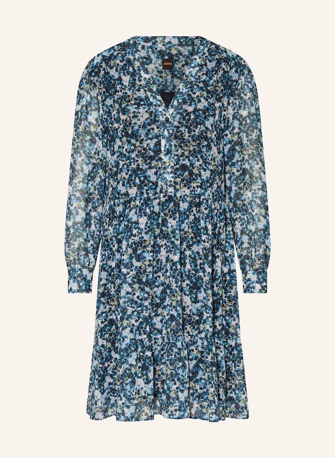 Boss Kleid Dimeta Mit Rüschen blau Boss Kleid Dimeta Mit Rüschen blau von Boss