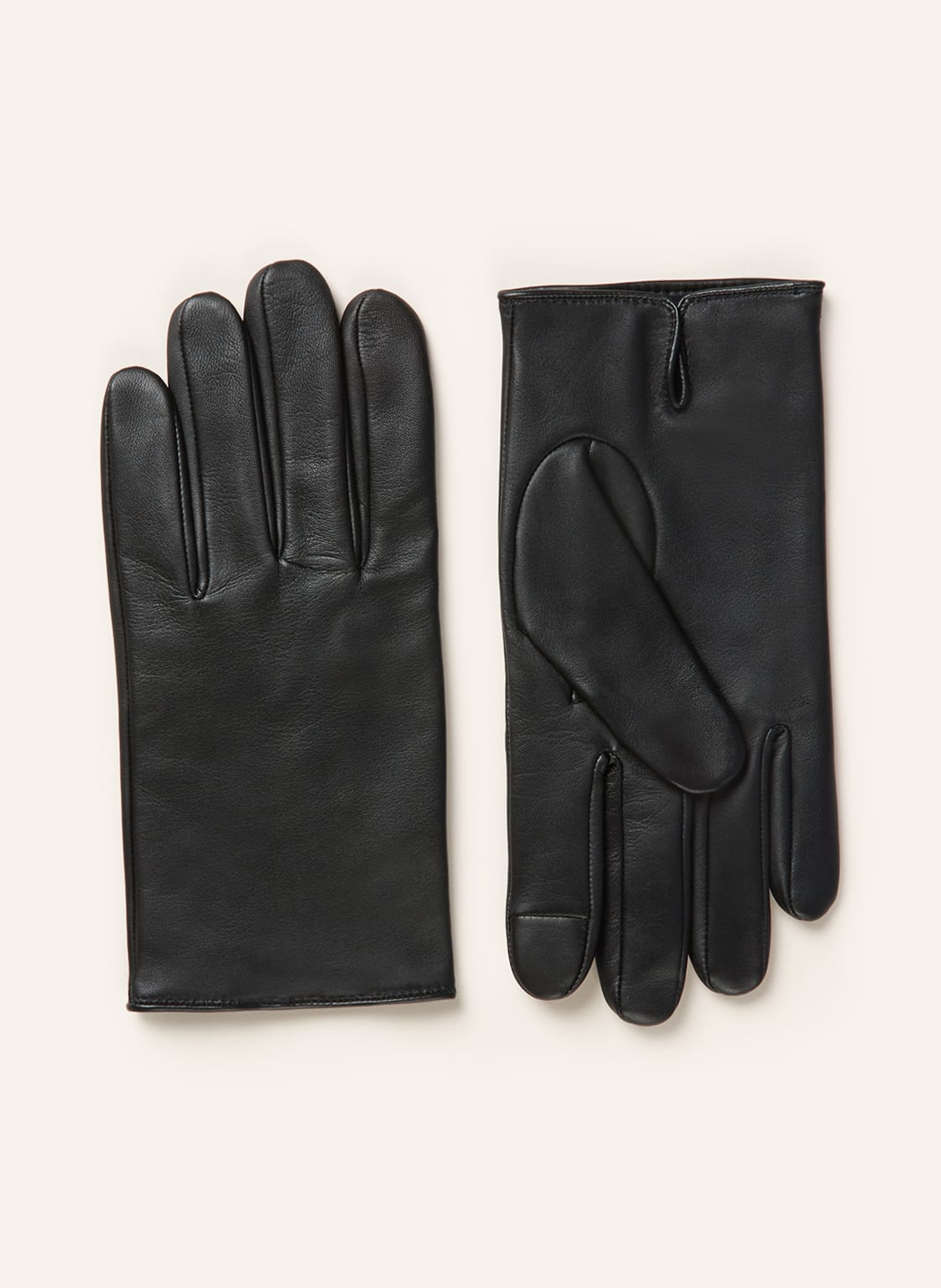 Boss Lederhandschuhe Glove schwarz von Boss