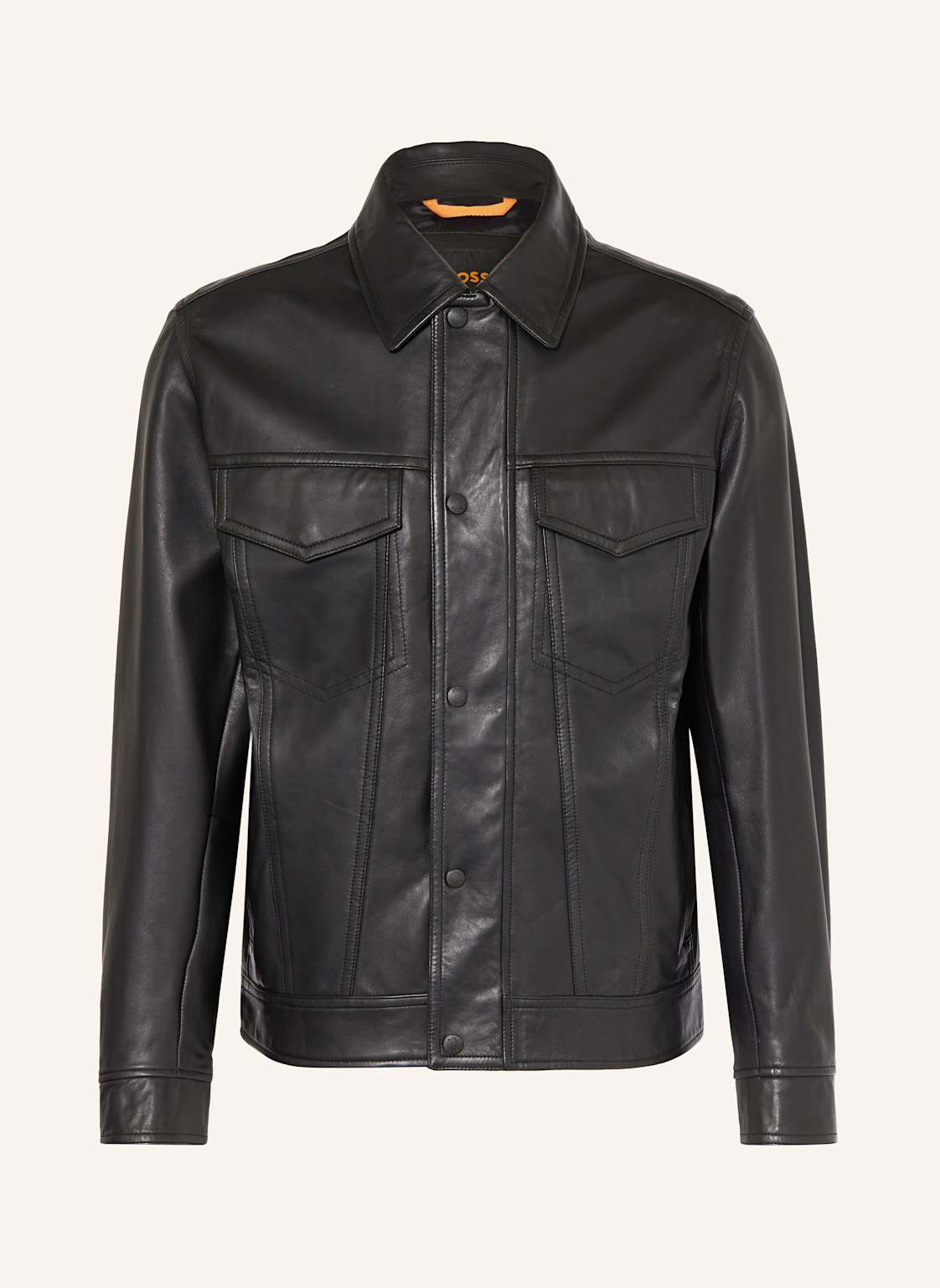 Boss Lederjacke Jocruz schwarz Boss Lederjacke Jocruz schwarz von Boss