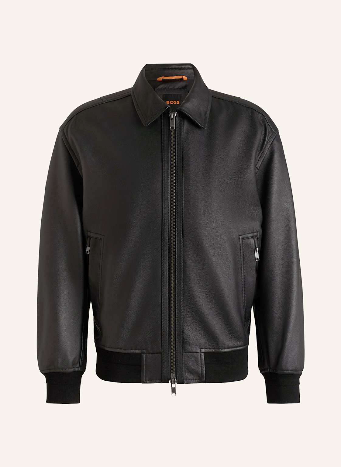 Boss Lederjacke Joloco schwarz Boss Lederjacke Joloco schwarz von Boss