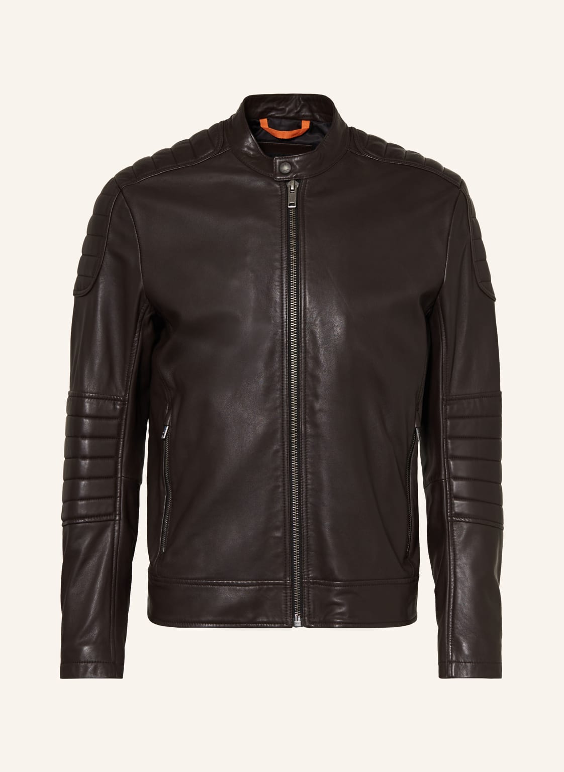 Boss Lederjacke Jolur braun von Boss