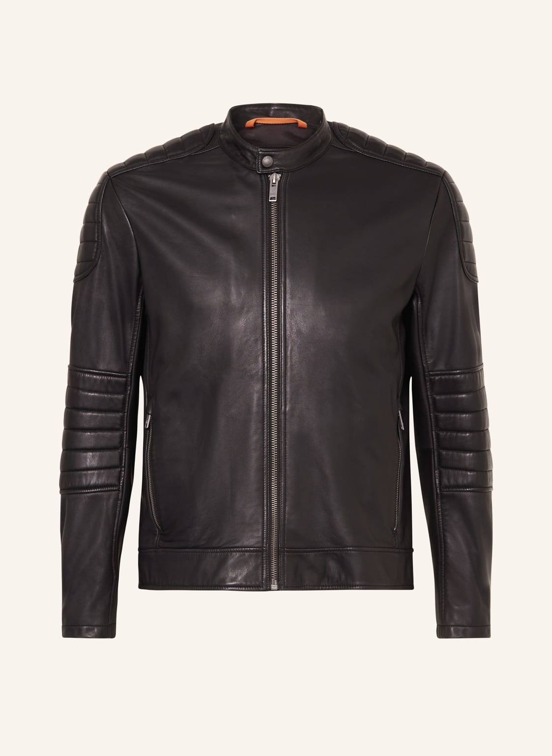 Boss Lederjacke Jolur schwarz von Boss