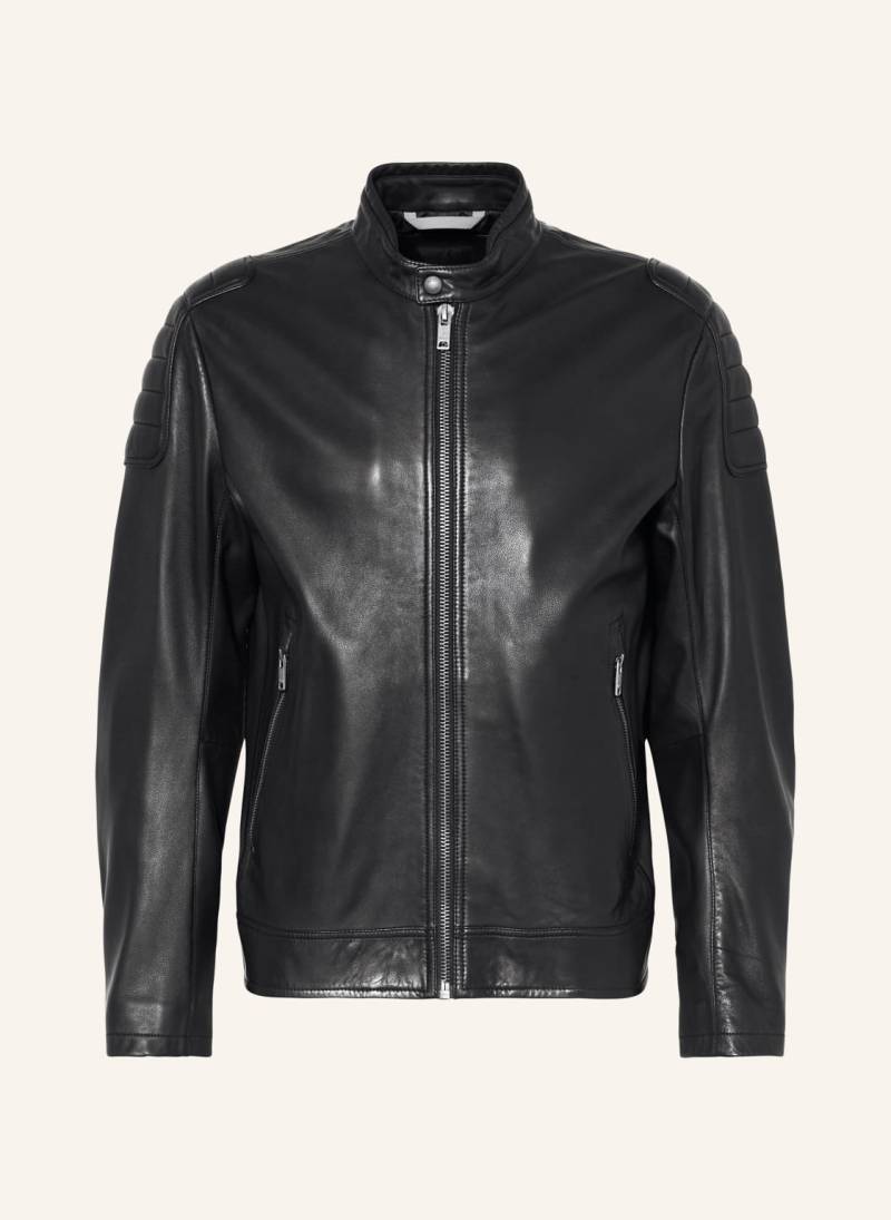 Boss Lederjacke Jomoto schwarz Boss Lederjacke Jomoto schwarz von Boss