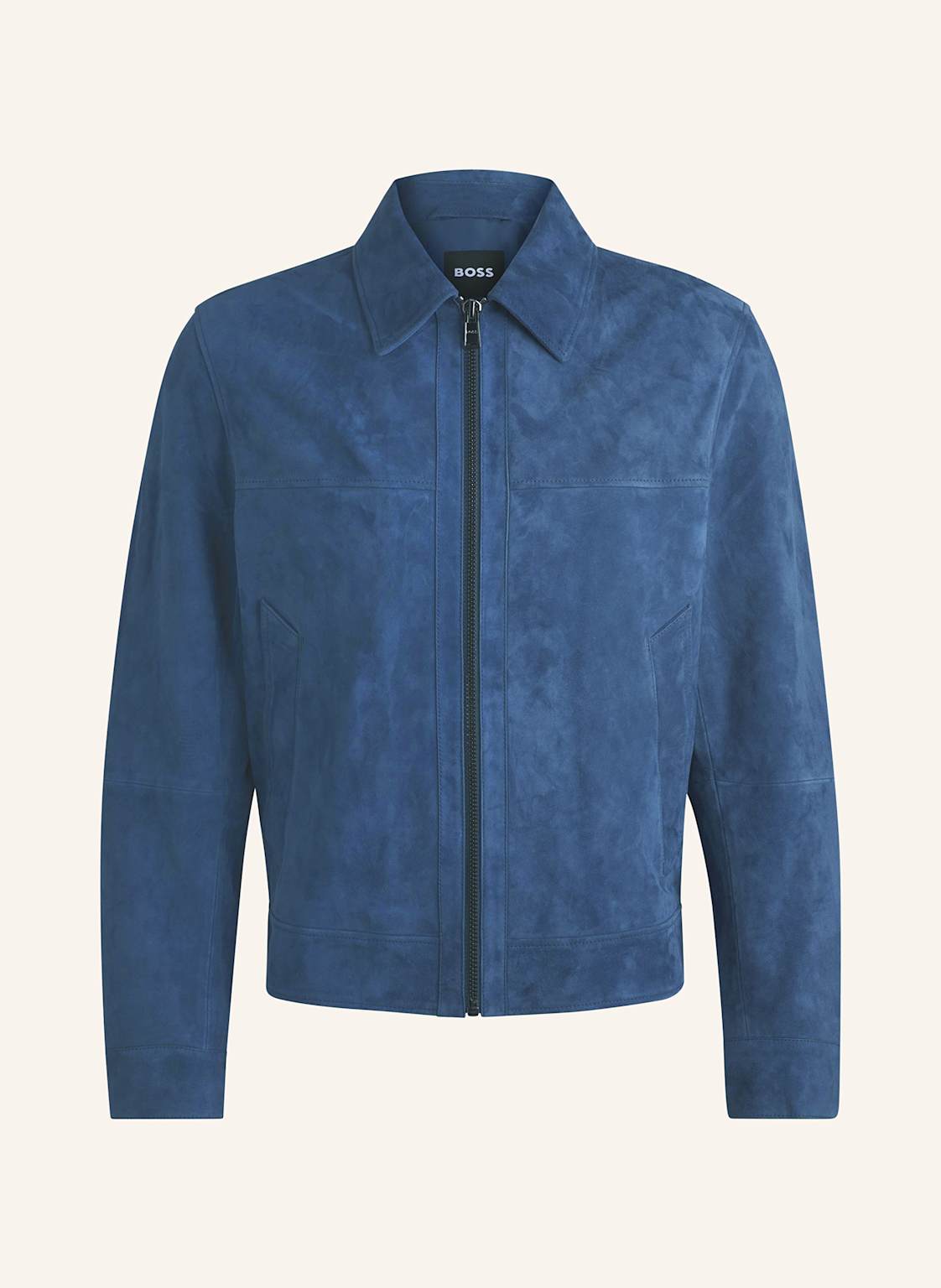 Boss Lederjacke Malbano blau Boss Lederjacke Malbano blau von Boss