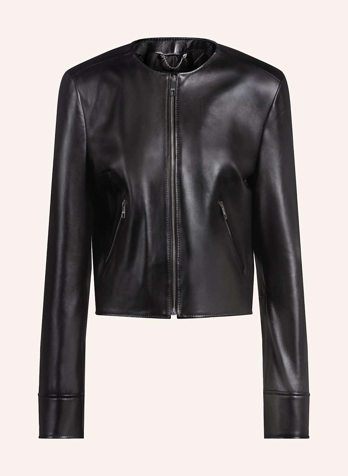 Boss Lederjacke Sadenita schwarz Boss Lederjacke Sadenita schwarz von Boss