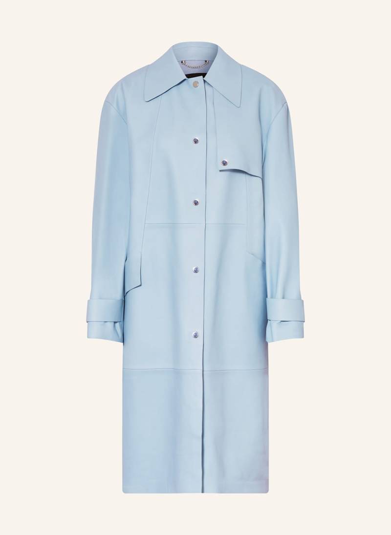 Boss Ledermantel Sondeli blau von Boss