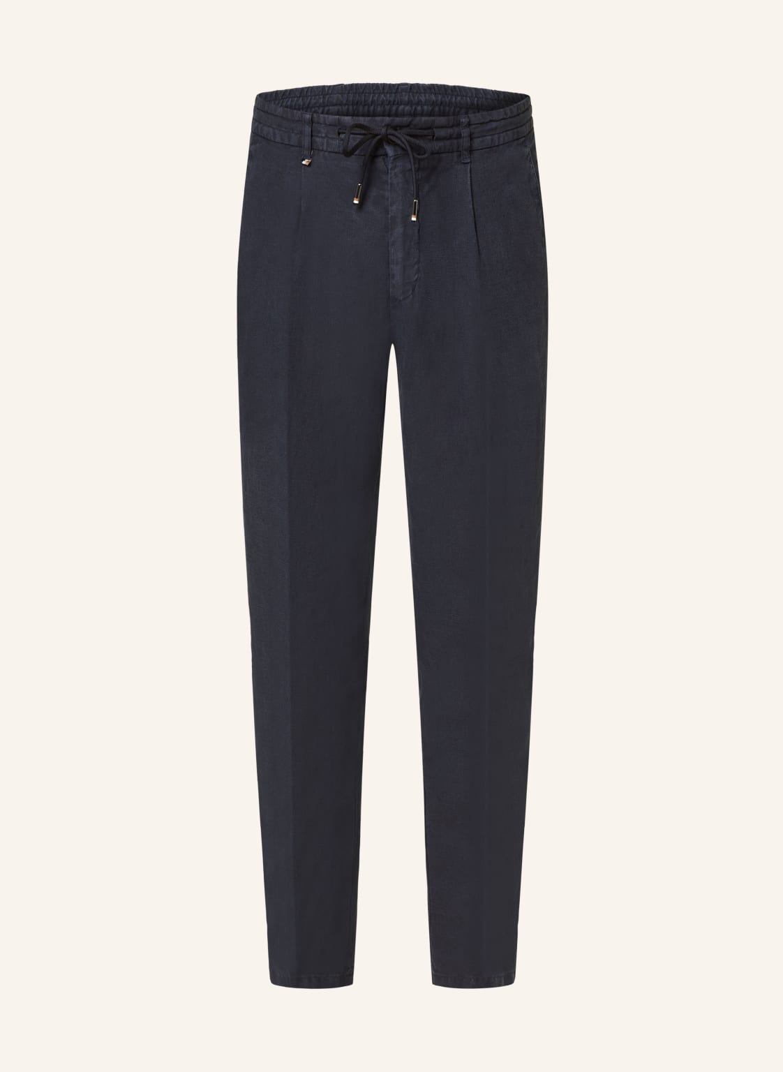 Boss Leinenhose Genius Slim Fit blau von Boss