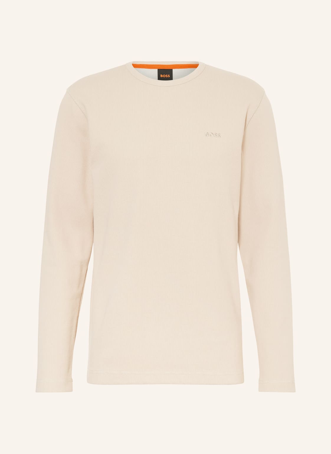 Boss Longsleeve Tempesto beige von Boss