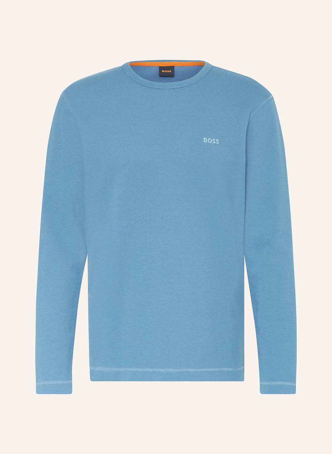 Boss Longsleeve Tempesto blau von Boss