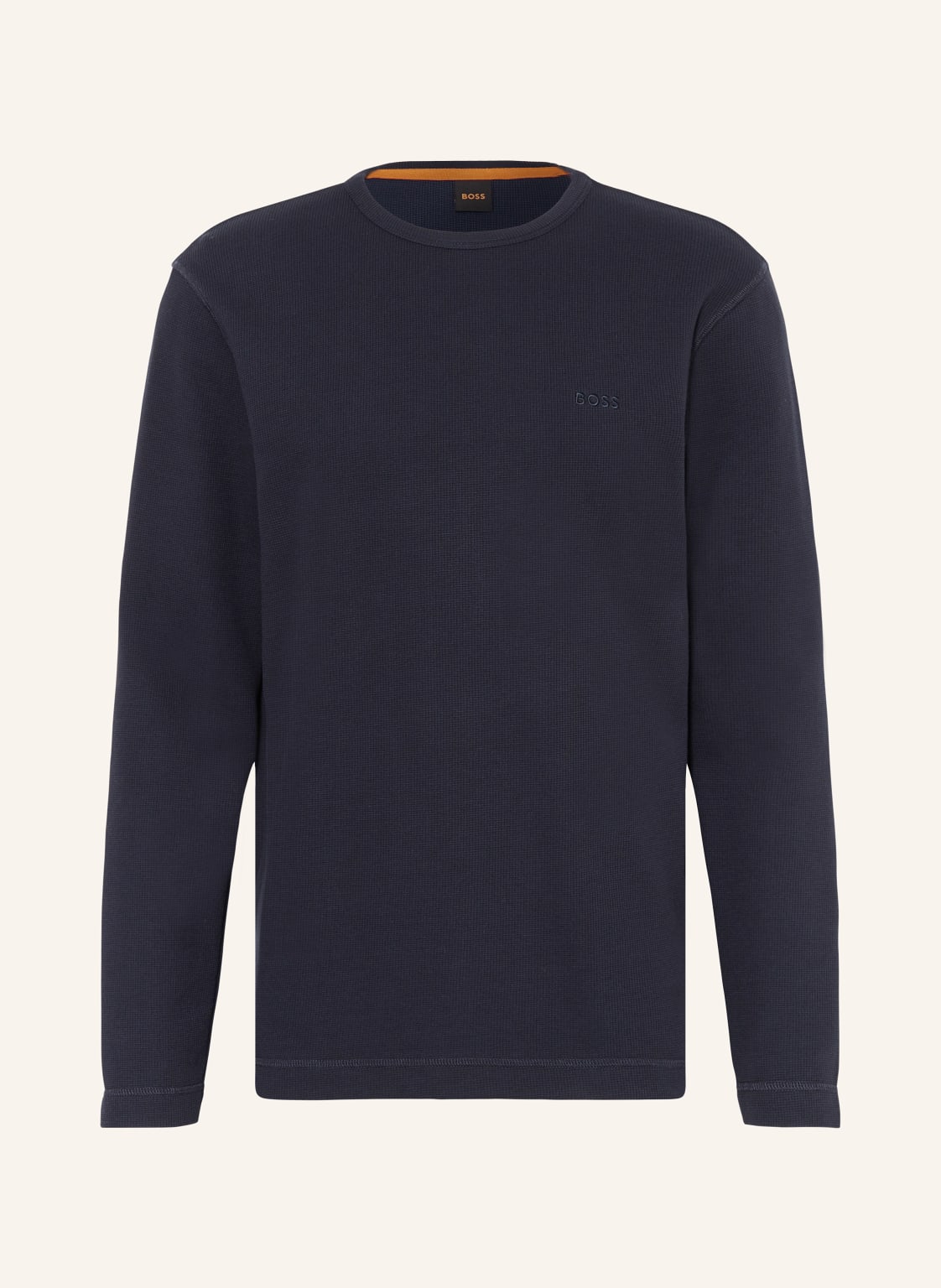 Boss Longsleeve Tempesto blau von Boss