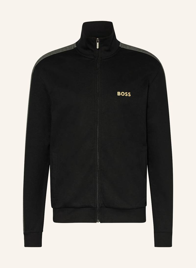 Boss Lounge-Sweatjacke schwarz von Boss