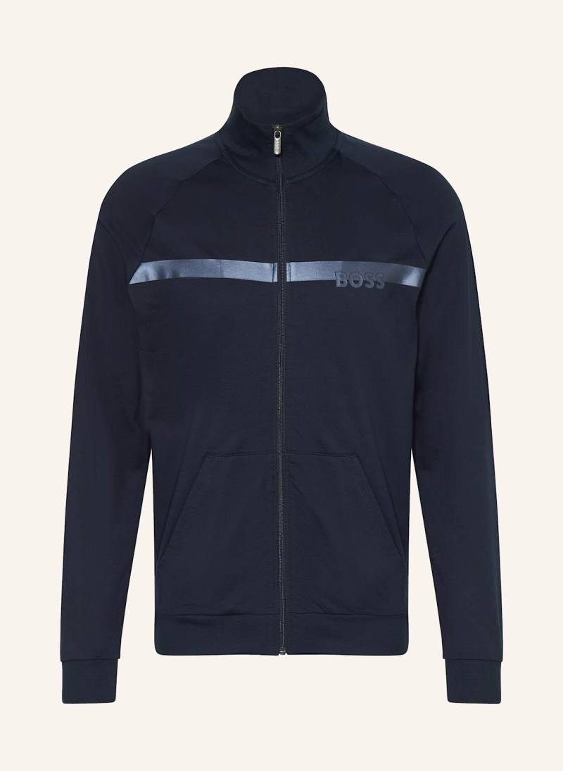 Boss Lounge-Sweatjacke Authentic blau von Boss