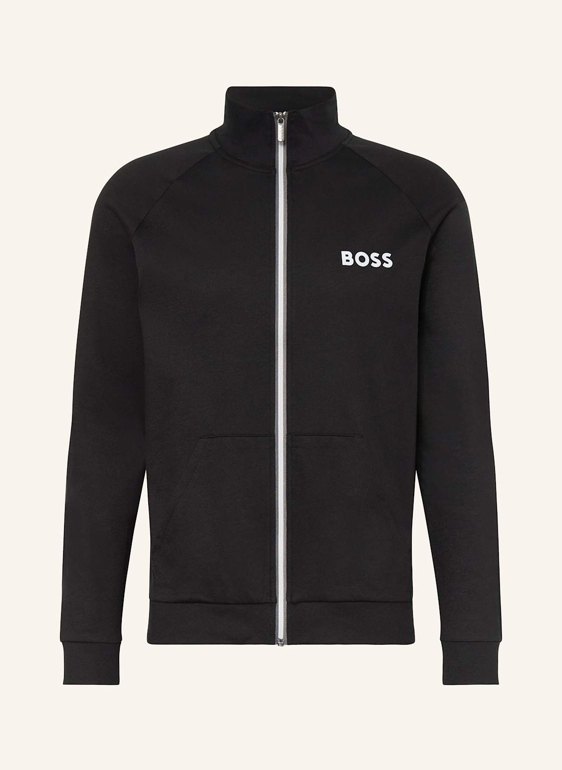 Boss Lounge-Sweatjacke Authentic schwarz von Boss