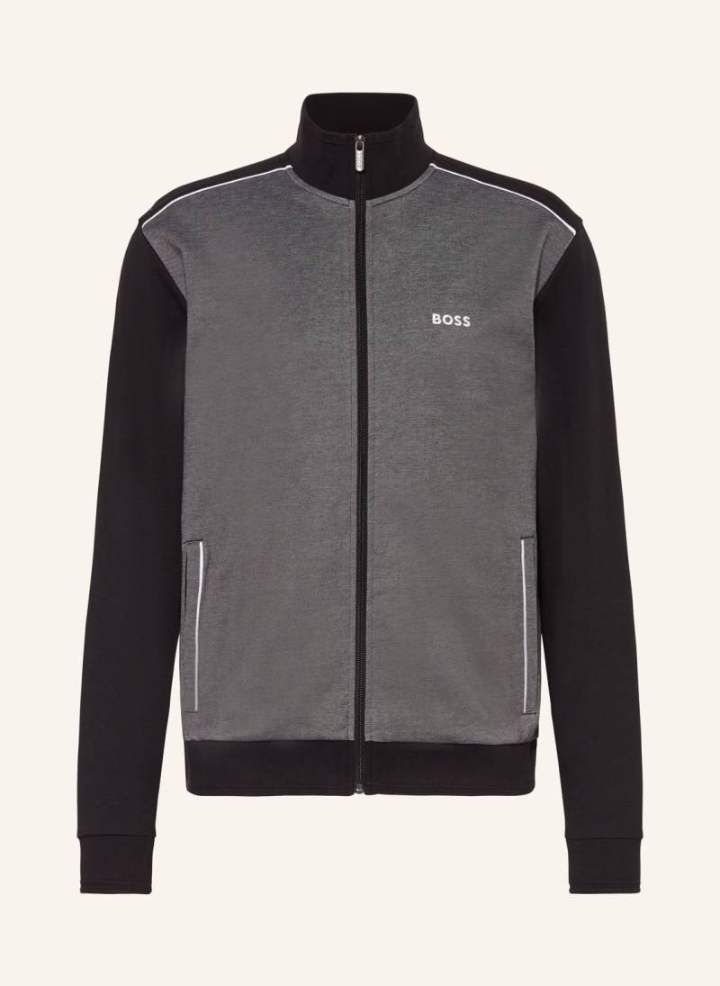 Boss Lounge-Sweatjacke schwarz von Boss