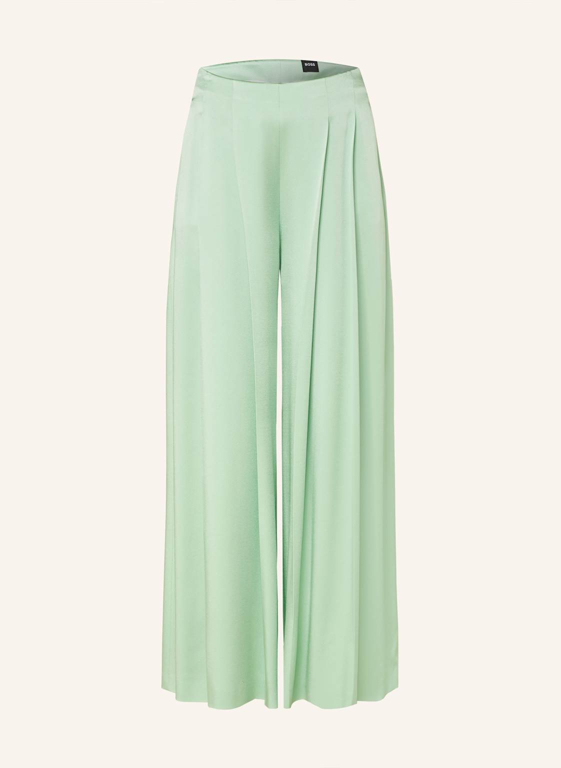 Boss Marlenehose Tetosa Aus Satin gruen Boss Marlenehose Tetosa Aus Satin gruen von Boss