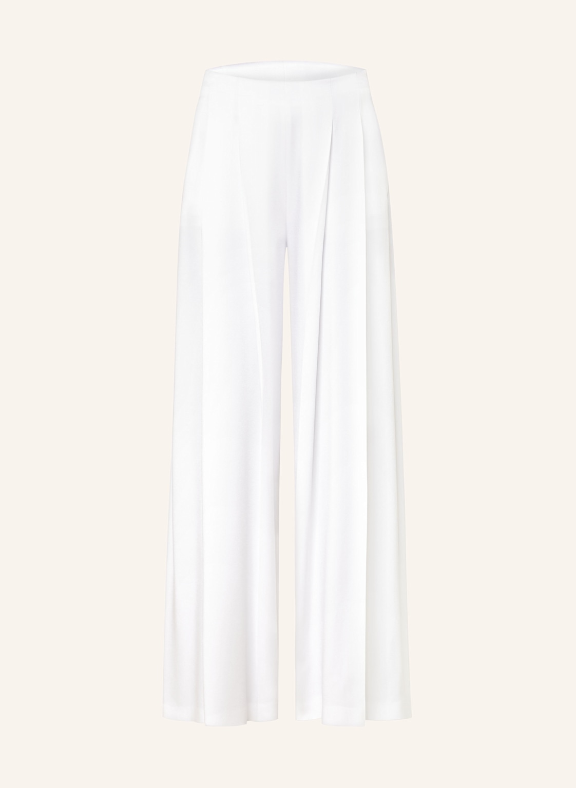 Boss Marlenehose Tetosa Aus Satin weiss Boss Marlenehose Tetosa Aus Satin weiss von Boss