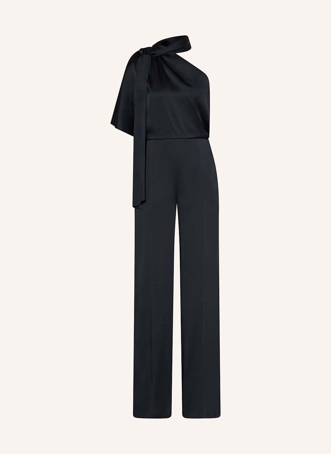 Boss One-Shoulder-Jumpsuit Deiana Mit Volants Und Schluppe blau von Boss