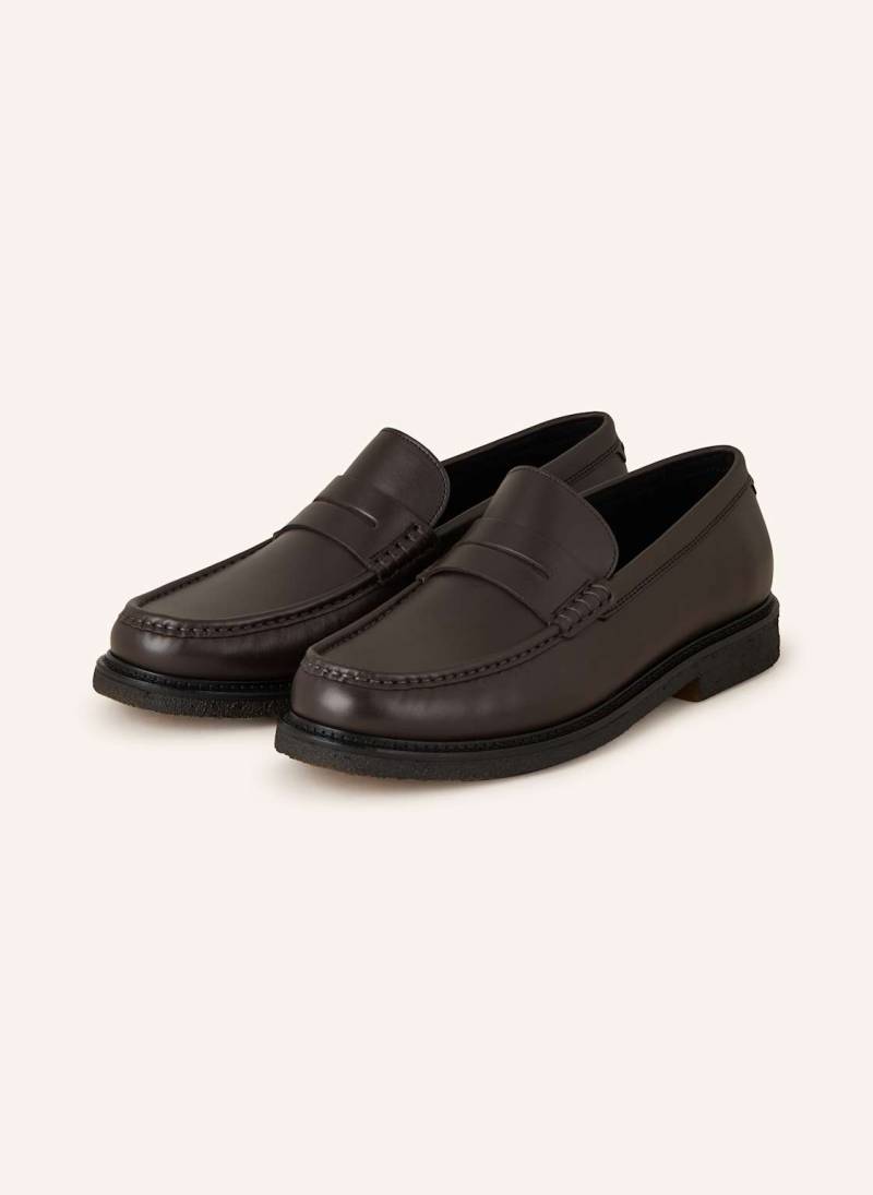 Boss Penny-Loafer Kope braun von Boss