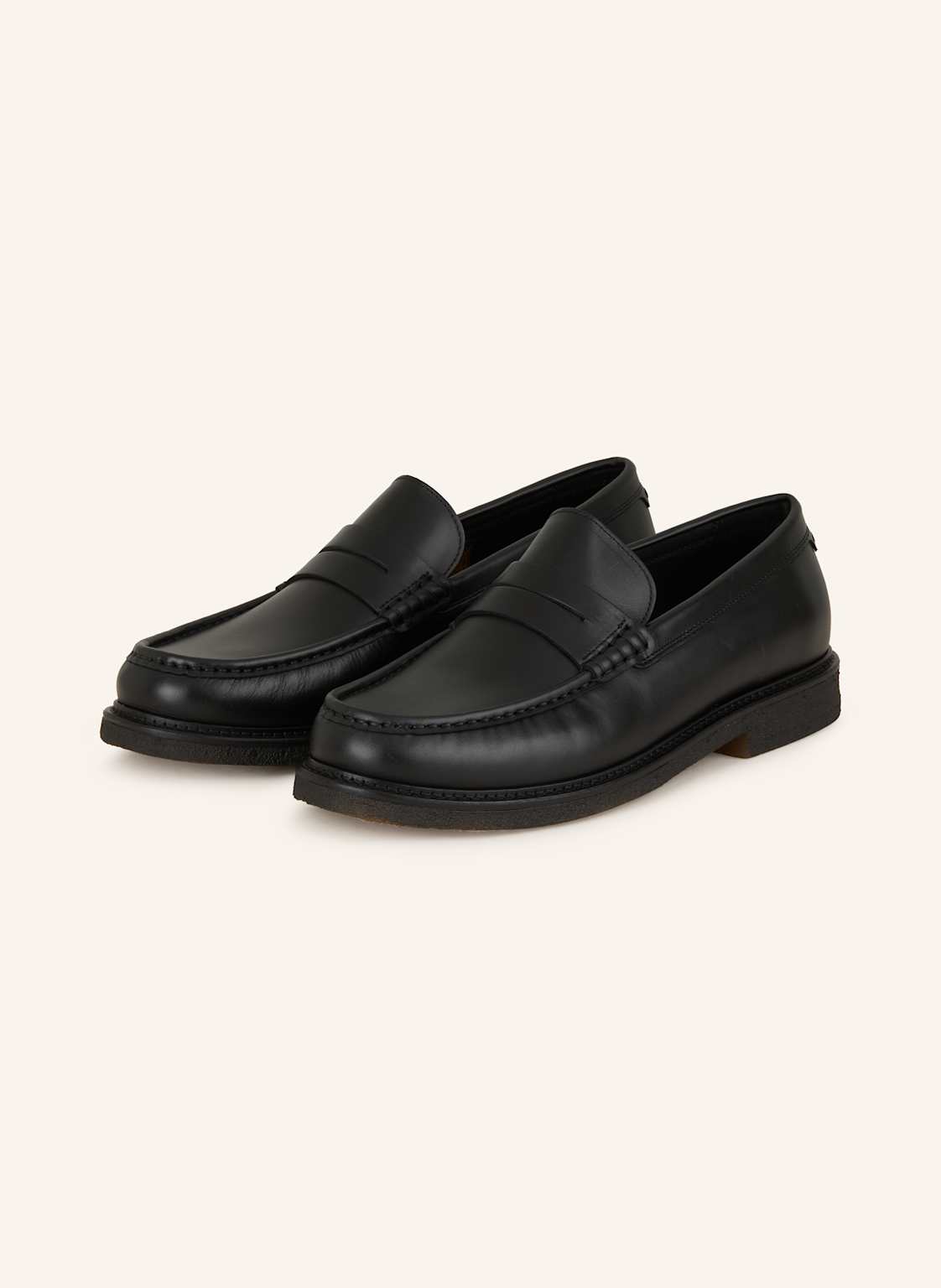 Boss Penny-Loafer Kope schwarz von Boss