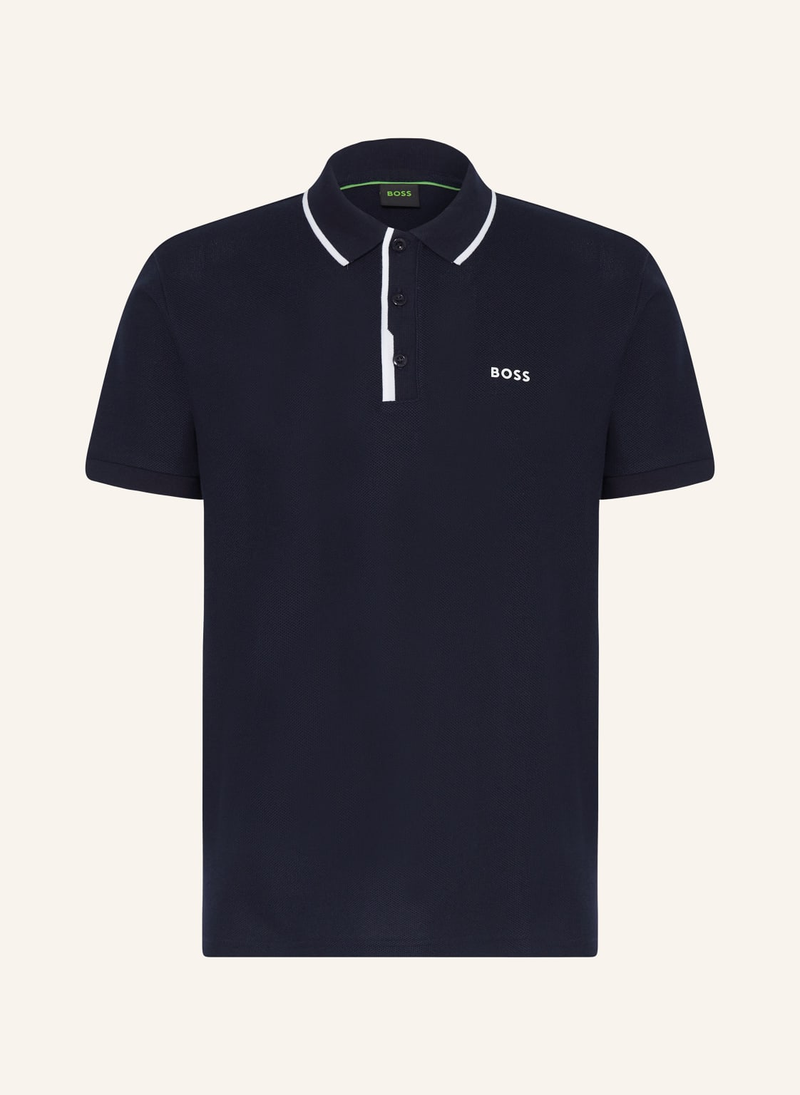 Boss Piqué-Poloshirt Paddy Regular Fit blau von Boss