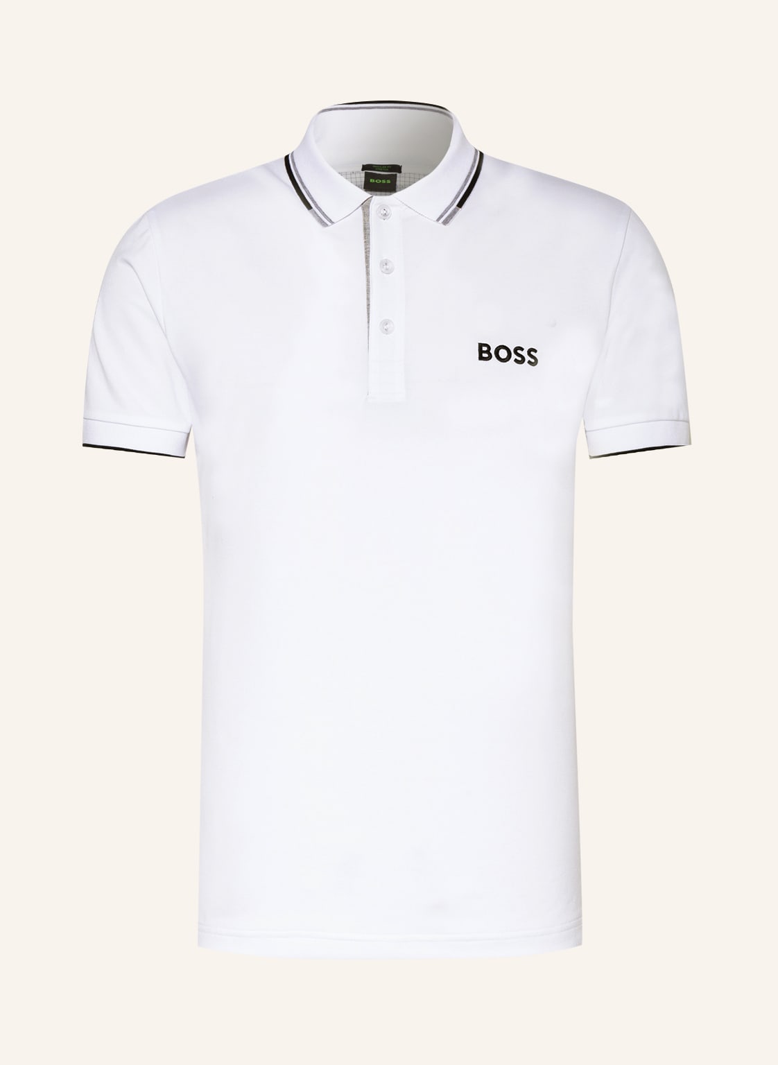 Boss Funktions-Poloshirt Paddy Pro weiss von Boss