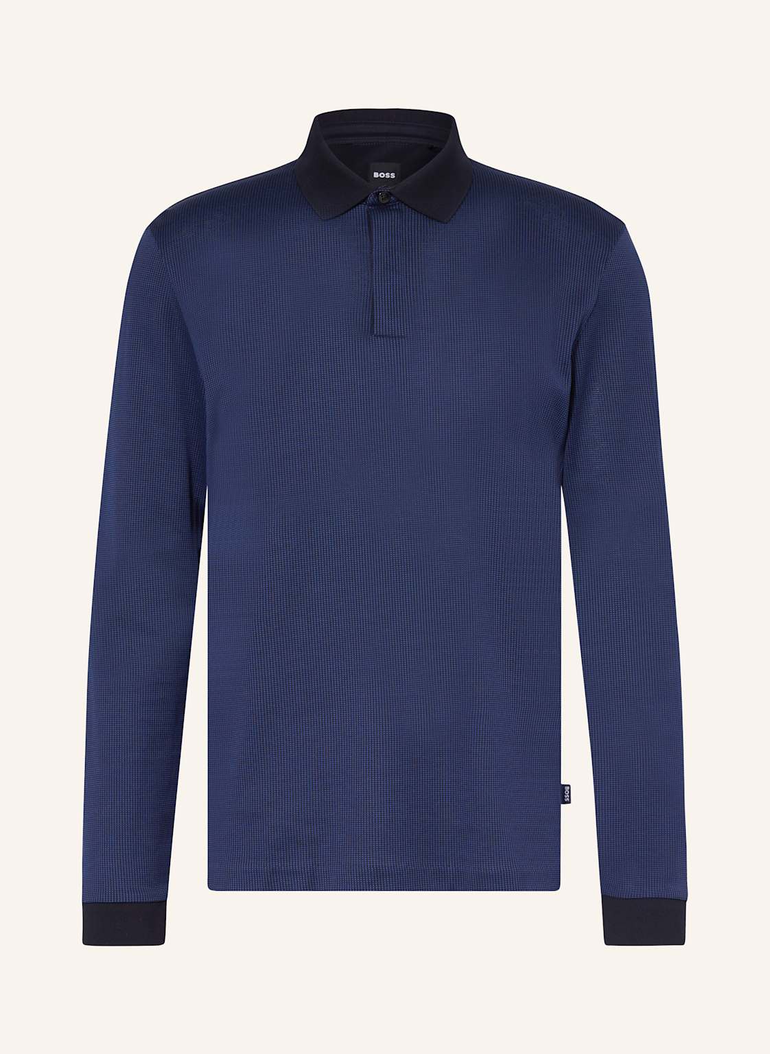 Boss Piqué-Poloshirt Pado Regular Fit blau von Boss